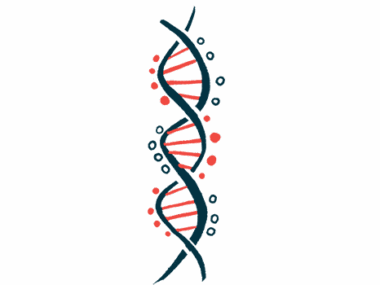 An illustration of a DNA strand.