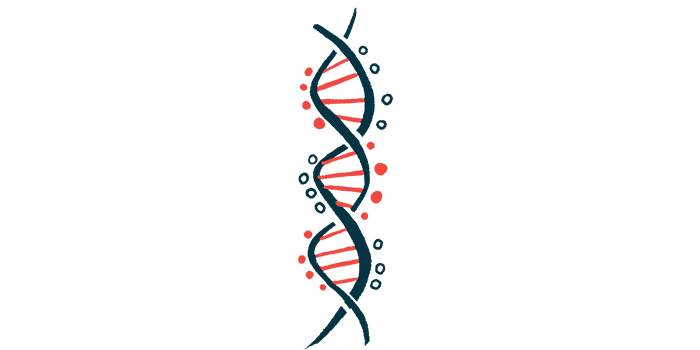 An illustration of a DNA strand.