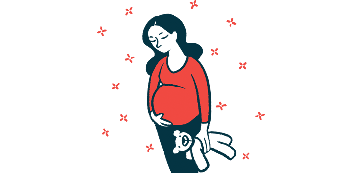 HTT mutations | Huntington's Disease News | illustration of pregnant woman