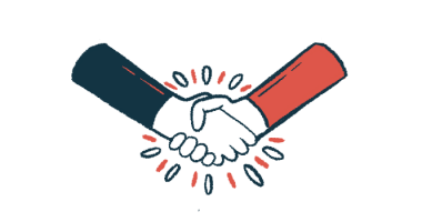 An close-up illustration highlights a handshake between two people.