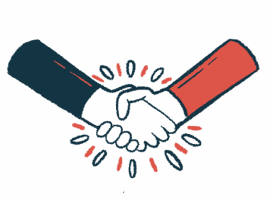 An close-up illustration highlights a handshake between two people.