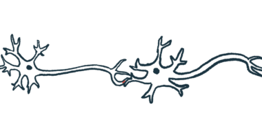 An illustration of nerve cells and their axons.
