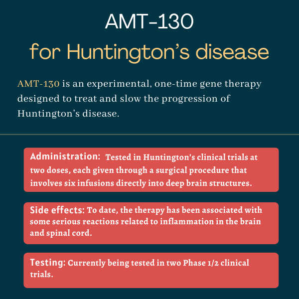 AMT-130 for Huntington's disease