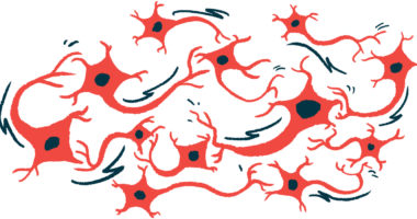 An illustration shows a group of neurons.