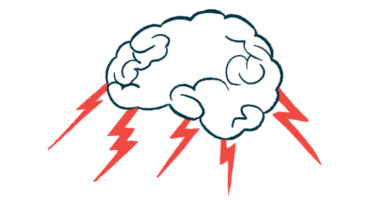 An illustration shows lightning bolts emanating from a brain.